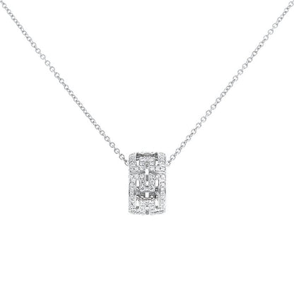 [Noble Jewelry]PARENTESI NECKLACE SILVER DIAMOND