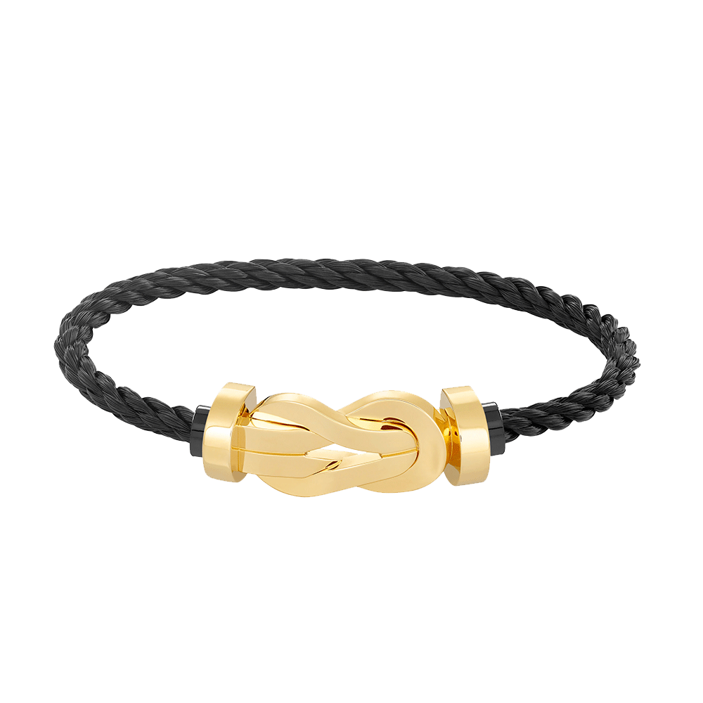 [Noble Jewelry]CHANCE LARGE 8 FIGURE BUCKLE NO DIAMOND BRACELET GOLD