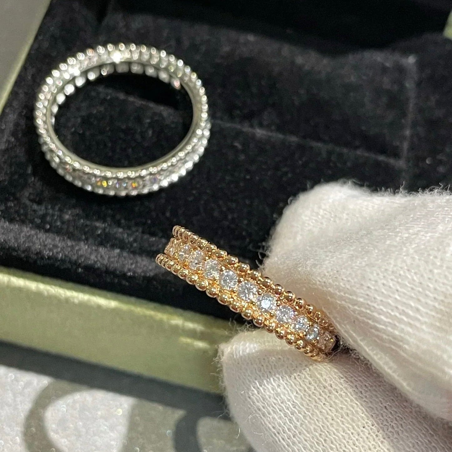 [Noble Jewelry]PERLEE DIAMOND SILVER RING