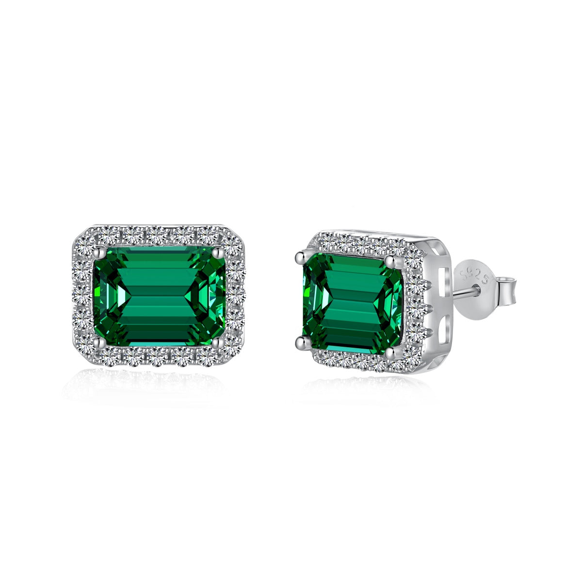 [Noble Jewelry]Luxurious Dainty Emerald Cut Banquet Earrings