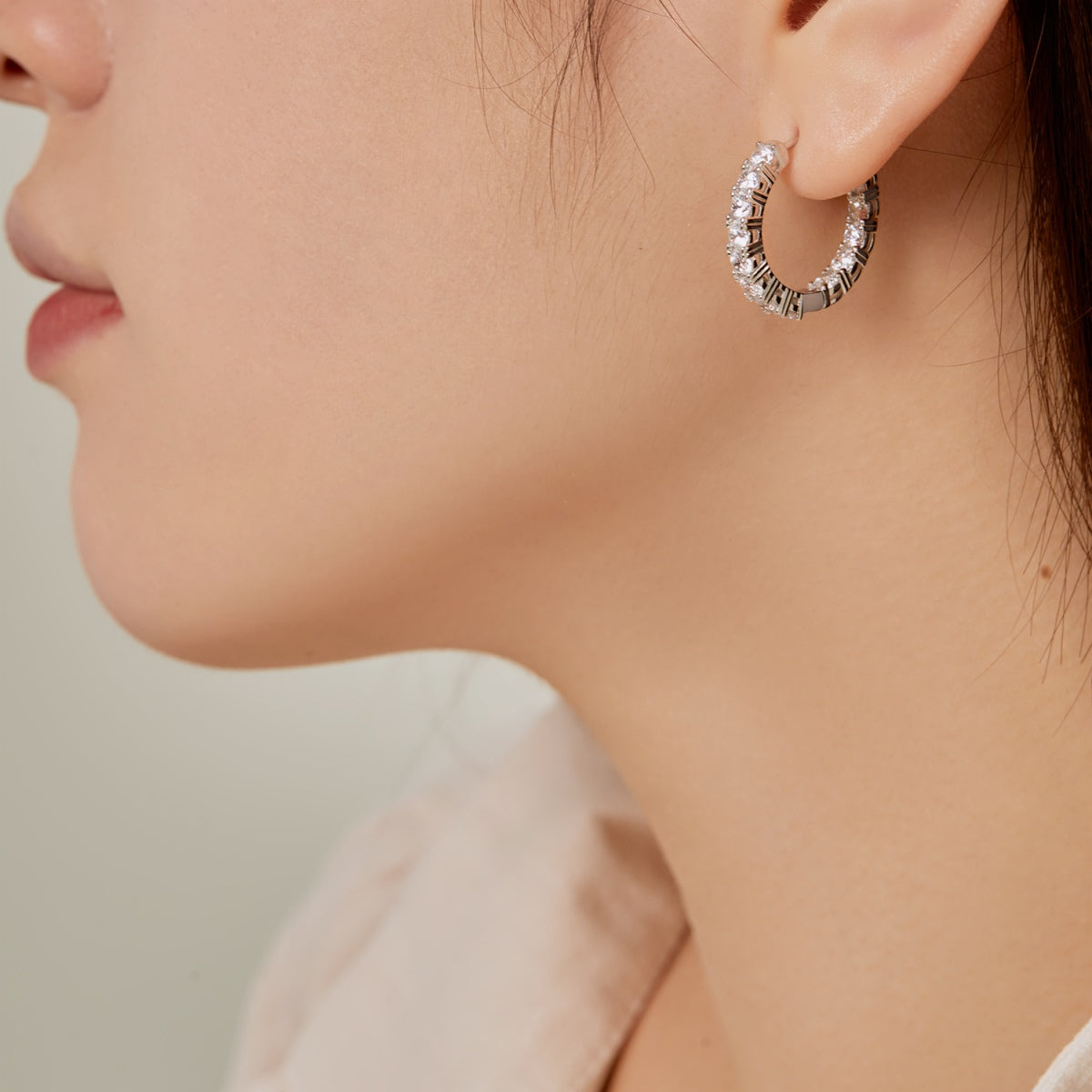 [Noble Jewelry]Unique Round Cut Daily Earrings