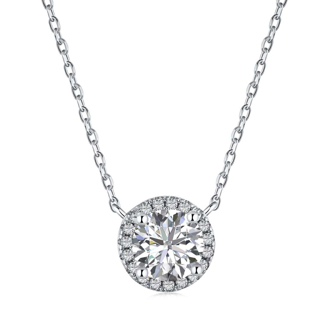 [Noble Jewelry]Luxurious Round Cut Necklace