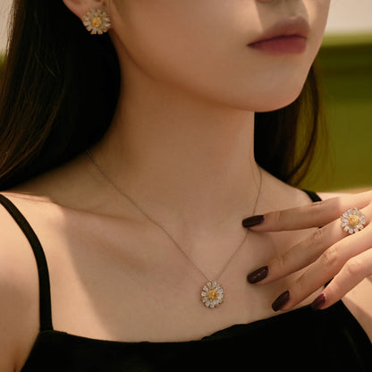 [Noble Jewelry]Exquisite Daisy Necklace