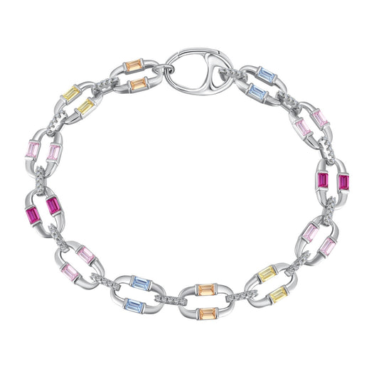 [Noble Jewelry]Dazzling Colorful Daily Bracelet