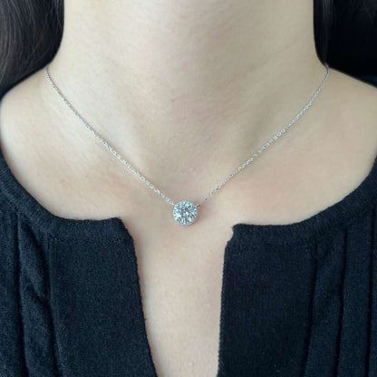 [Noble Jewelry]Luxurious Round Cut Necklace