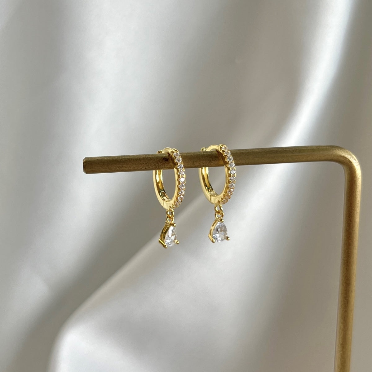 [Noble Jewelry]Luxurious Geometric Drop Earrings