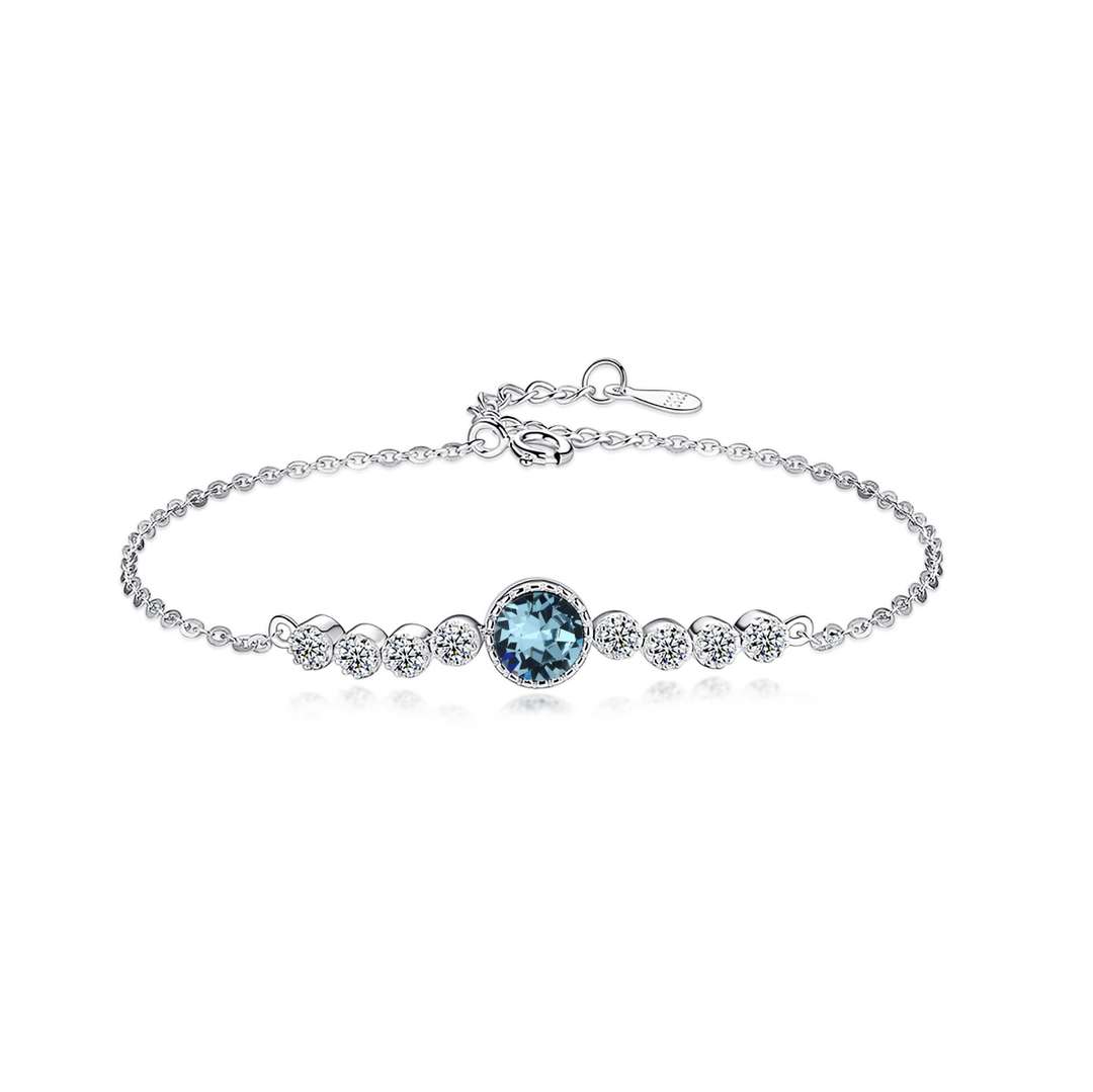 [Noble Jewelry]Luxurious Heart Of The Ocean Bracelet