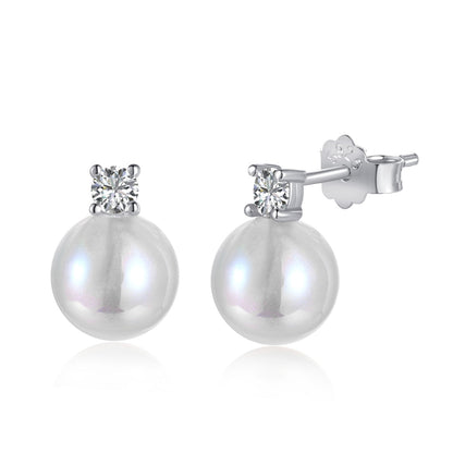 [Noble Jewelry]Symphony Mermaid Pearl Earrings