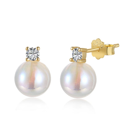 [Noble Jewelry]Symphony Mermaid Pearl Earrings