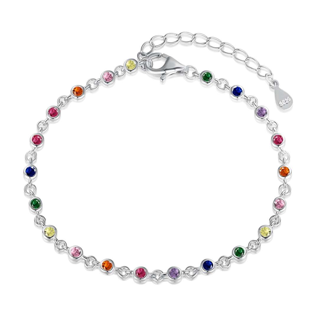 [Noble Jewelry]Colorful Bead Array Bracelet