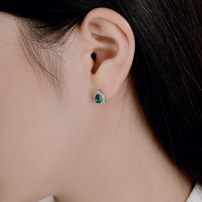 [Noble Jewelry]Luxurious Water Drop Shape Earrings