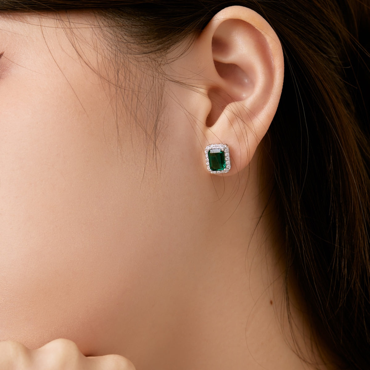 [Noble Jewelry]Luxurious Dainty Emerald Cut Banquet Earrings