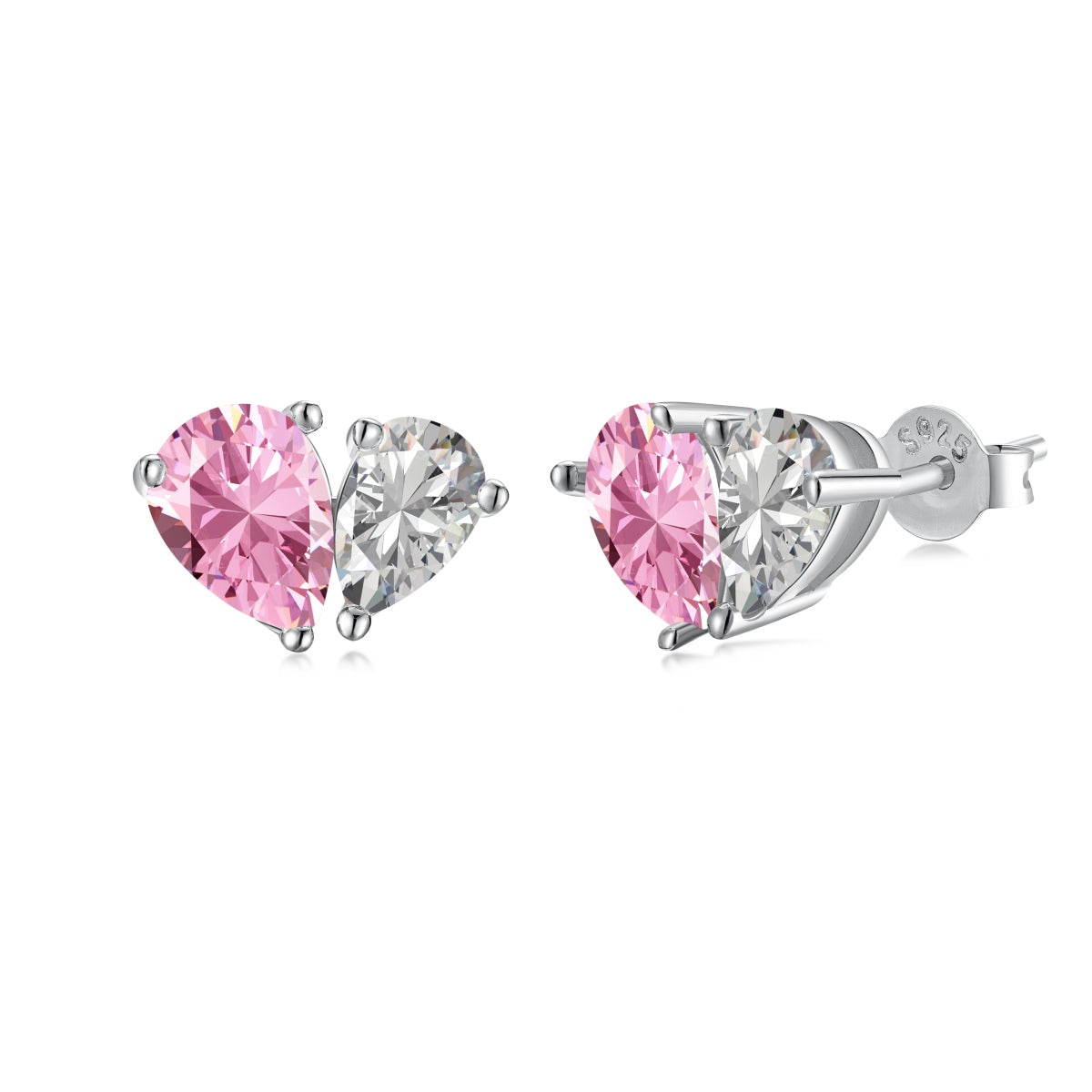 [Noble Jewelry]Dazzling Elegant Heart Cut Lover Earrings