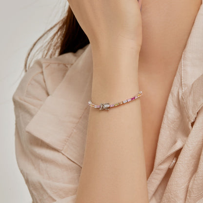 [Noble Jewelry]Delicate Romantic Heart Shape Lover Bracelet