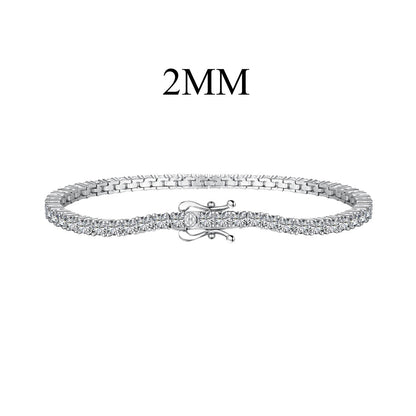 [Noble Jewelry]Dazzling Exquisite Round Cut Daily Bracelet