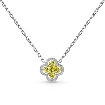 [Noble Jewelry]Spliced Lucky Four-Leaf Clover Versatile Necklace