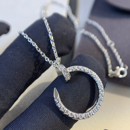 [Noble Jewelry]JUSTE NECKLACE SILVER DIAMONDS