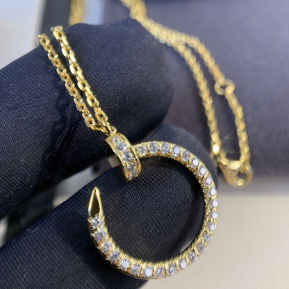 [Noble Jewelry]JUSTE NECKLACE GOLD DIAMONDS