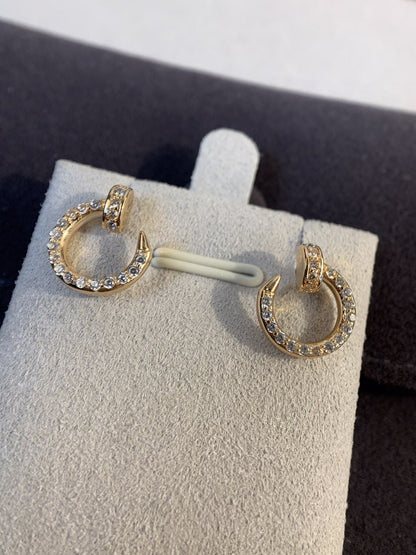 [Noble Jewelry]JUSTE EARRINGS GOLD DIAMONDS