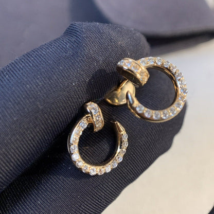 [Noble Jewelry]JUSTE EARRINGS GOLD DIAMONDS