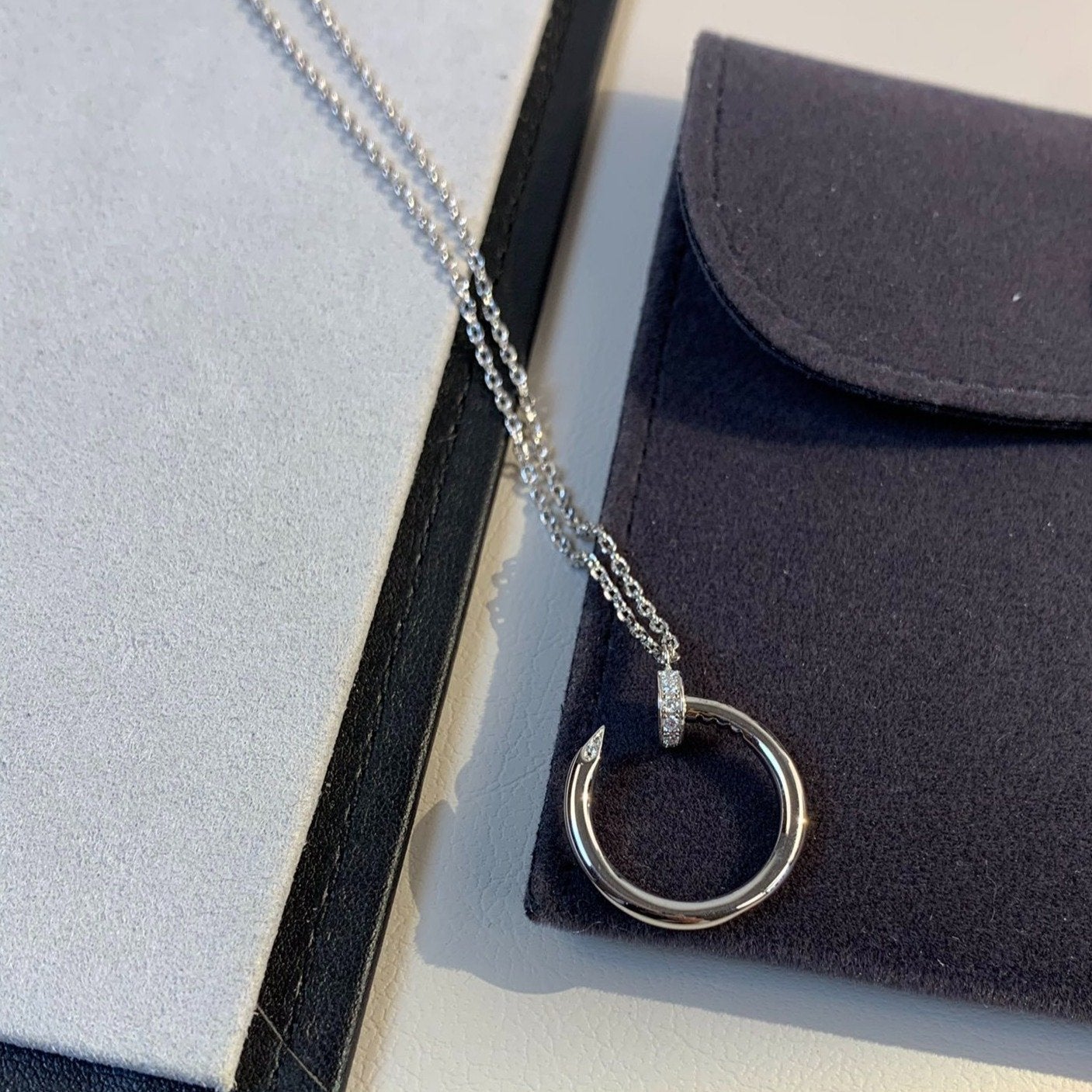 [Noble Jewelry]JUSTE NECKLACE SILVER