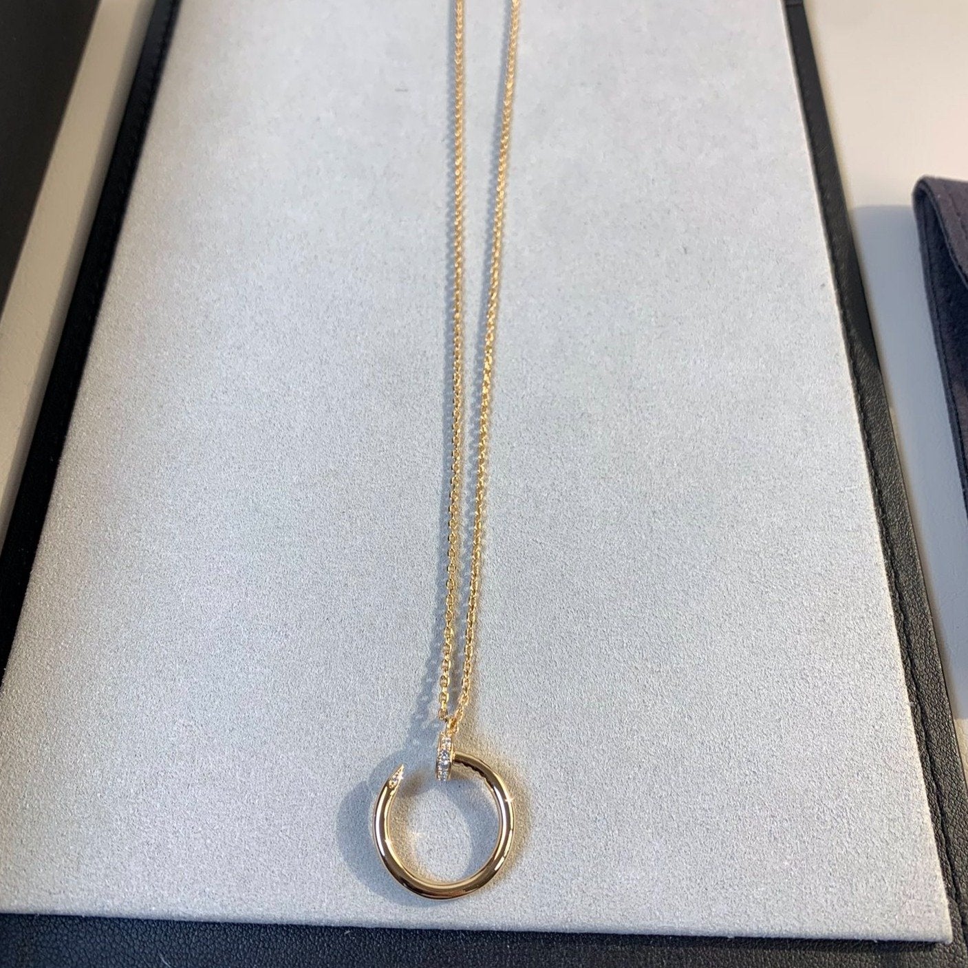 [Noble Jewelry]JUSTE NECKLACE PINK GOLD