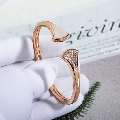 [Noble Jewelry]DREAM BRACELET OPEN PINK GOLD MOP DIAMOND