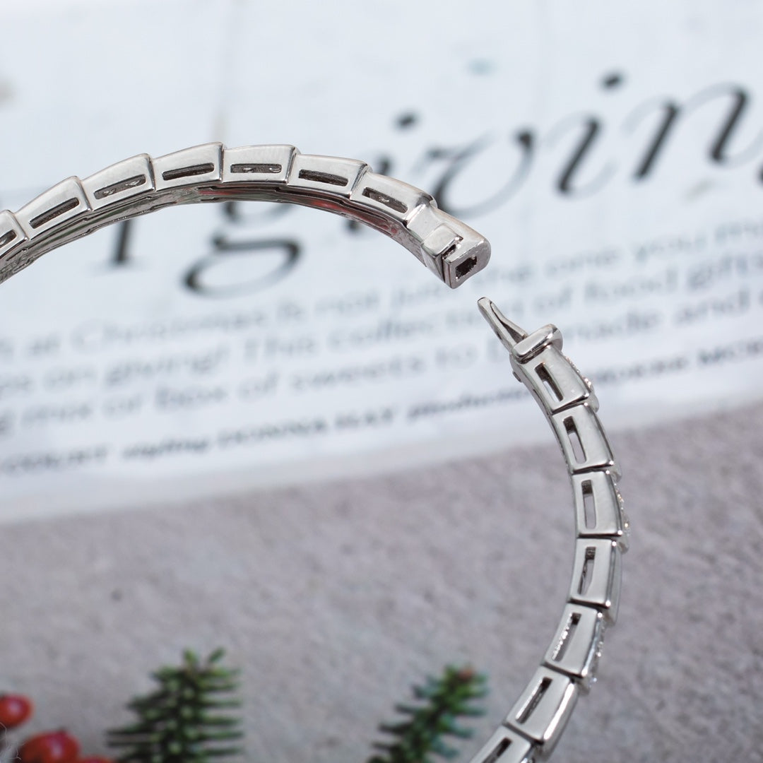 [Noble Jewelry]SERPENTI BRACELET SILVER DIAMOND