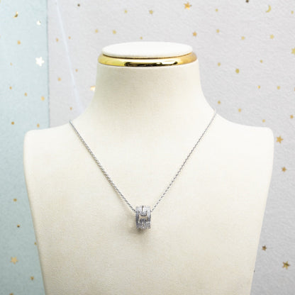 [Noble Jewelry]PARENTESI NECKLACE SILVER DIAMOND