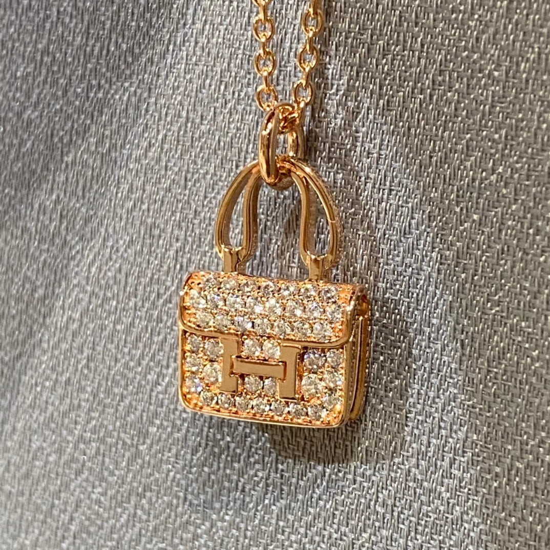 [Noble Jewelry]CONSTANCE PEDANT DIAMOND NECKLACE