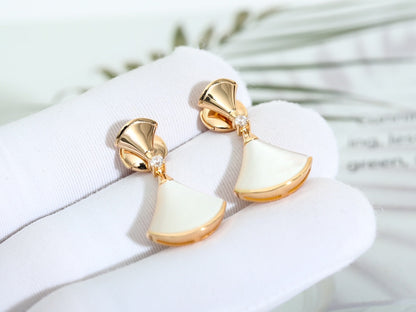 [Noble Jewelry]DREAM MOP PINK GOLD EARRINGS