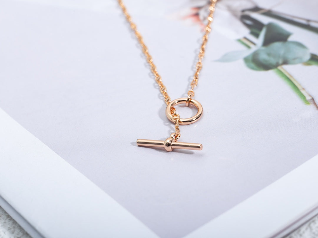 [Noble Jewelry]ECHAPPEE NECKLACE PINK GOLD