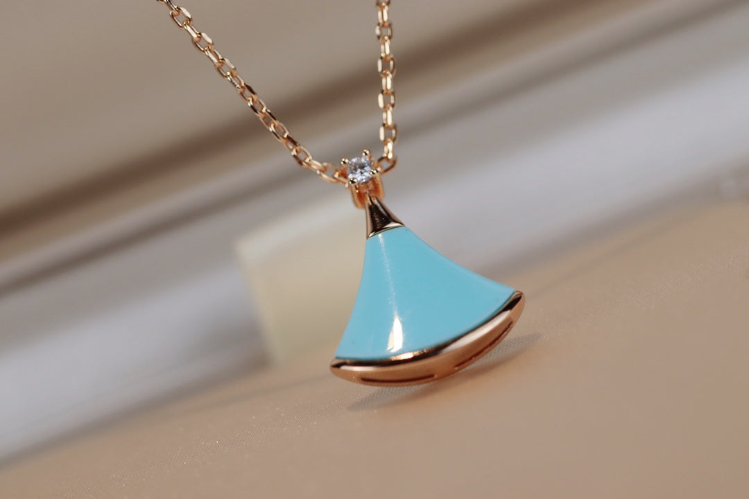 [Noble Jewelry]DREAM NECKLACE TURQUOISE PINK GOLD