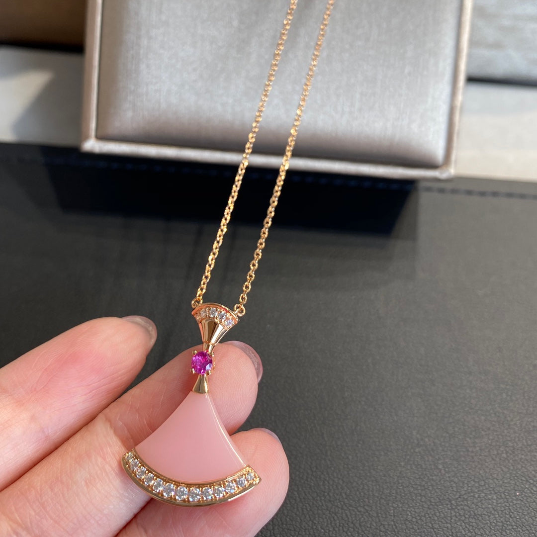 [Noble Jewelry]DREAM NECKLACE PINK OPAL