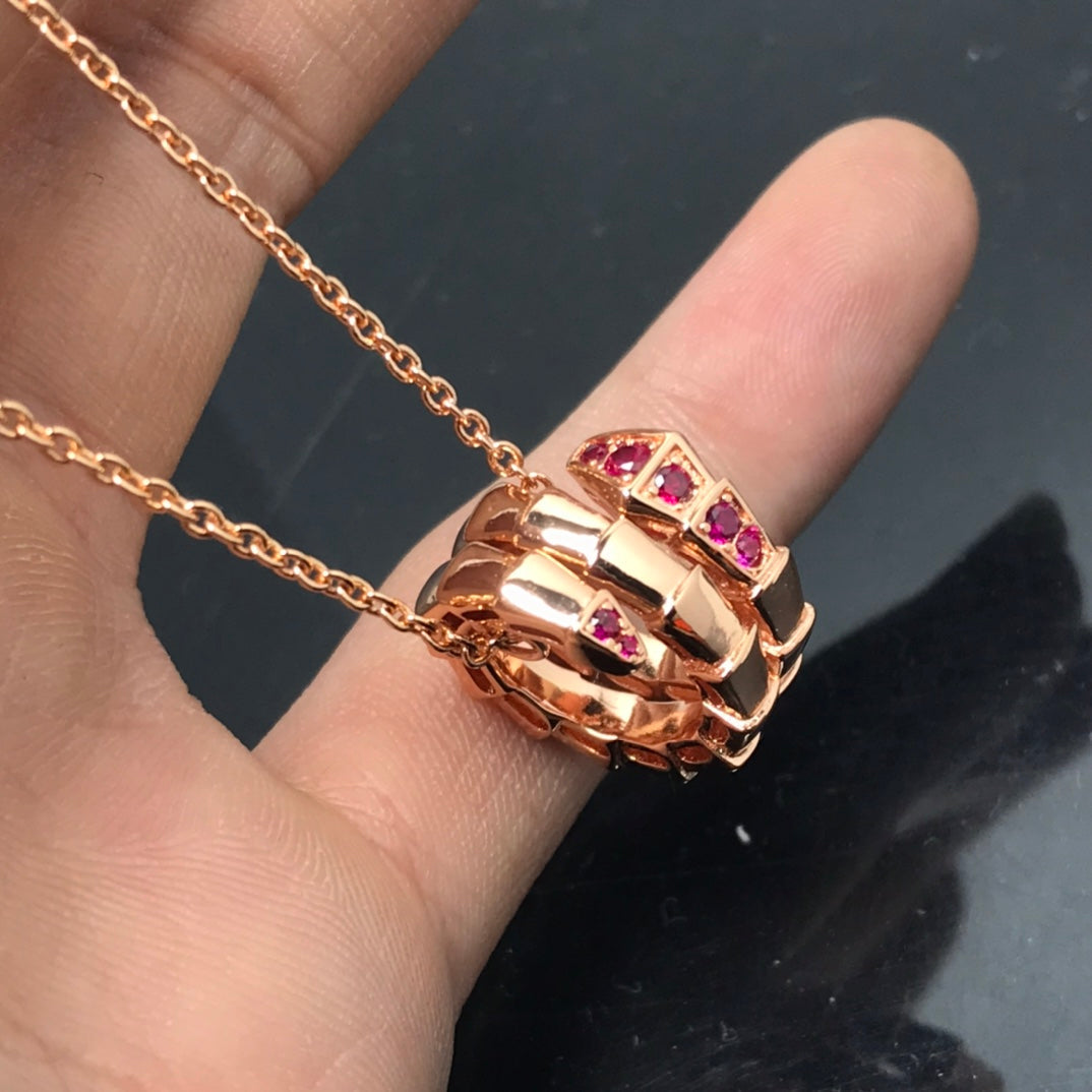 [Noble Jewelry]SERPENTI PEDANT NECKLACE