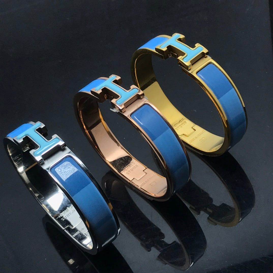 [Noble Jewelry]H BRACELET BLUE RAINBOW CERAMIC