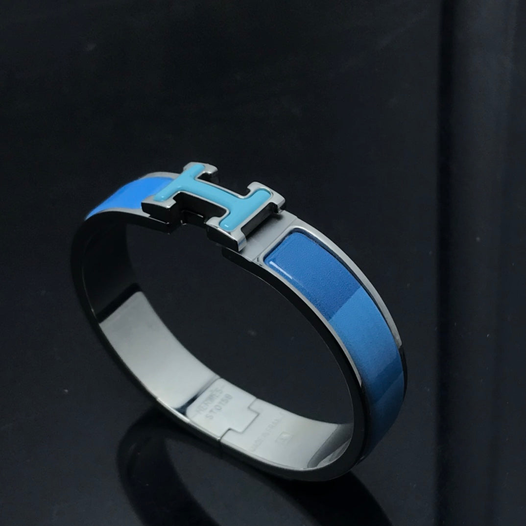 [Noble Jewelry]H BRACELET BLUE RAINBOW CERAMIC