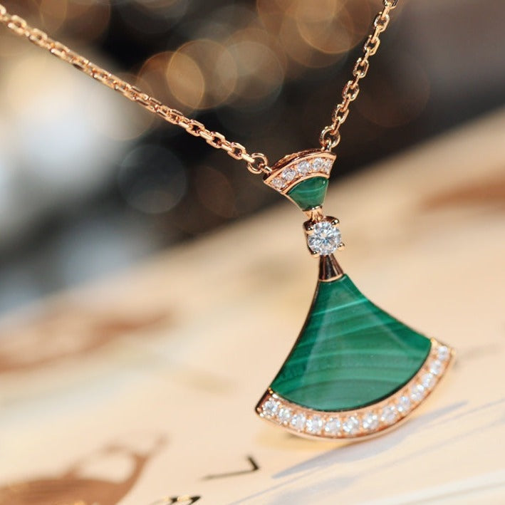 [Noble Jewelry]DREAM NECKLACE MALACHITE DIAMOND