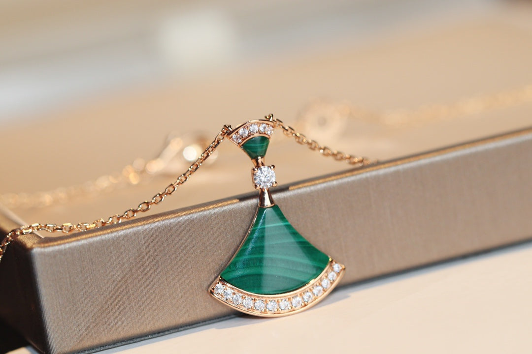 [Noble Jewelry]DREAM NECKLACE MALACHITE DIAMOND