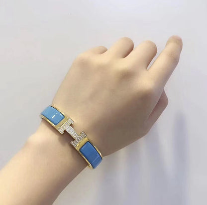 [Noble Jewelry]H CLOUD BLUE BRACELET GOLD DIAMOND