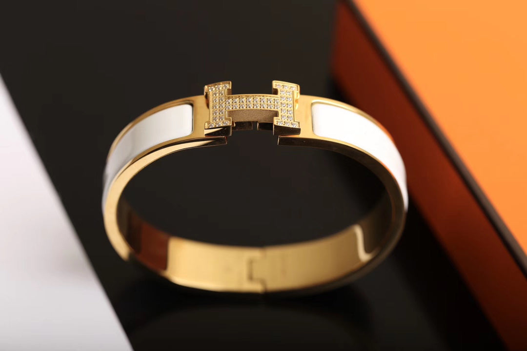 [Noble Jewelry]H BRACELET GOLD DIAMOND