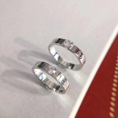 [Noble Jewelry]LOVE RING 3.6MM 1 BIG DIAMOND