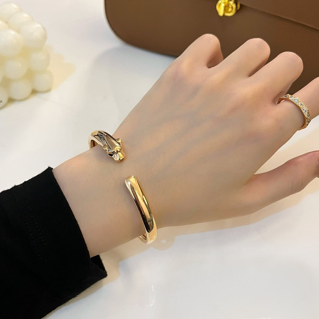 [Noble Jewelry]PANTHERE GOLD OPEN BRACELET