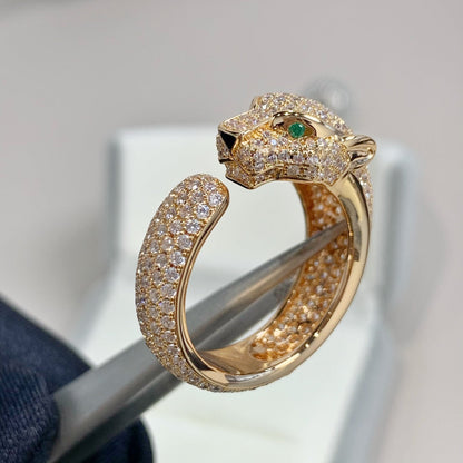 [Noble Jewelry]PANTHERE PINK GOLD DIAMOND RING