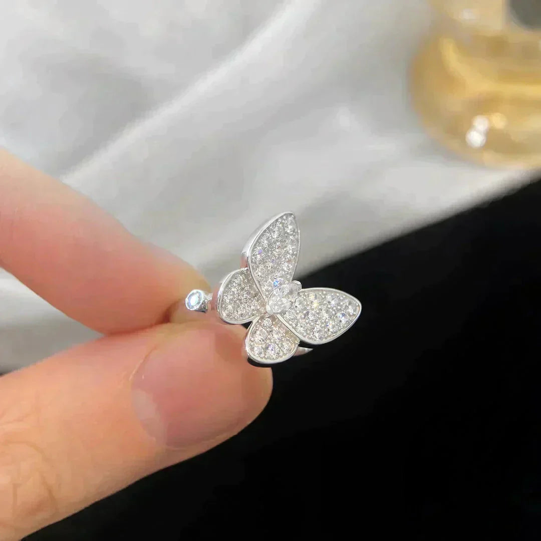 [Noble Jewelry]BUTTERFLY DIAMOND RING