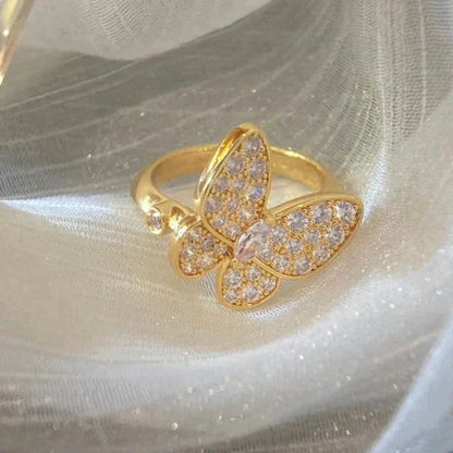 [Noble Jewelry]BUTTERFLY DIAMOND RING