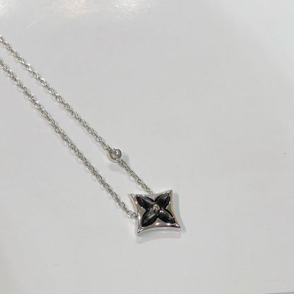 [Noble Jewelry]STAR BLACK MOP NECKLACE