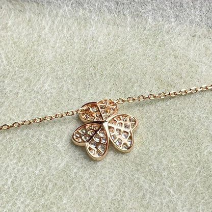 [Noble Jewelry]FLOWER DIAMOND NECKLACE