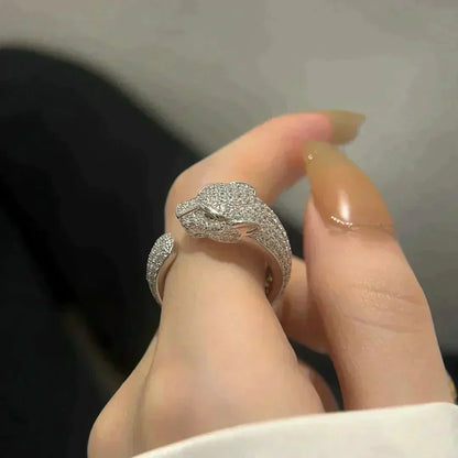 [Noble Jewelry]PANTHERE 5.5MM ALL DIAMOND RING