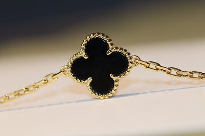 [Noble Jewelry]CLOVER 20 MOTIFS ONYX ROSE GOLD